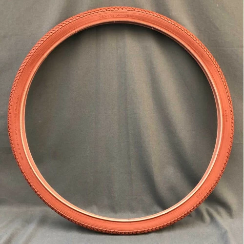 Pneumatiques Pour Cycles 26x1 1/2 650x35B Tringle Rigide - ETRTO 40-584 Rouge Brique - Image 3