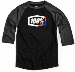 100% Stripes 3/4 Sleeve Tech T-Shirt