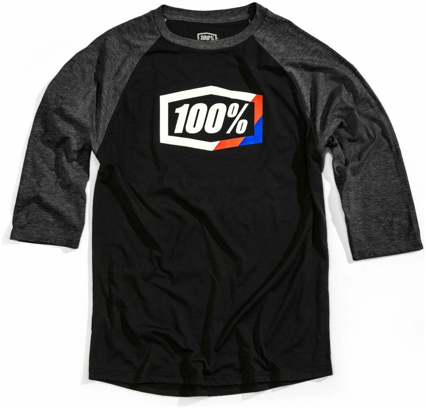 100% Stripes 3/4 Sleeve Tech T-Shirt