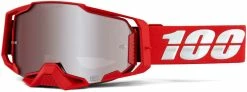 100% Armega Red HiPER Mirror Lens Goggles