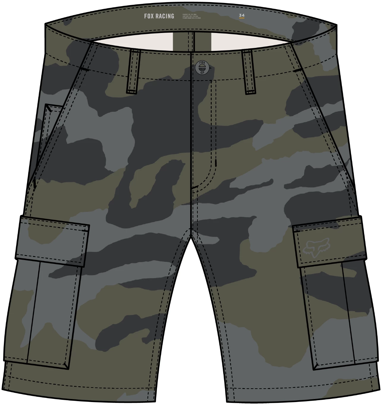 Fox Racing Fox Slambozo 2.0 2021 Camo Shorts