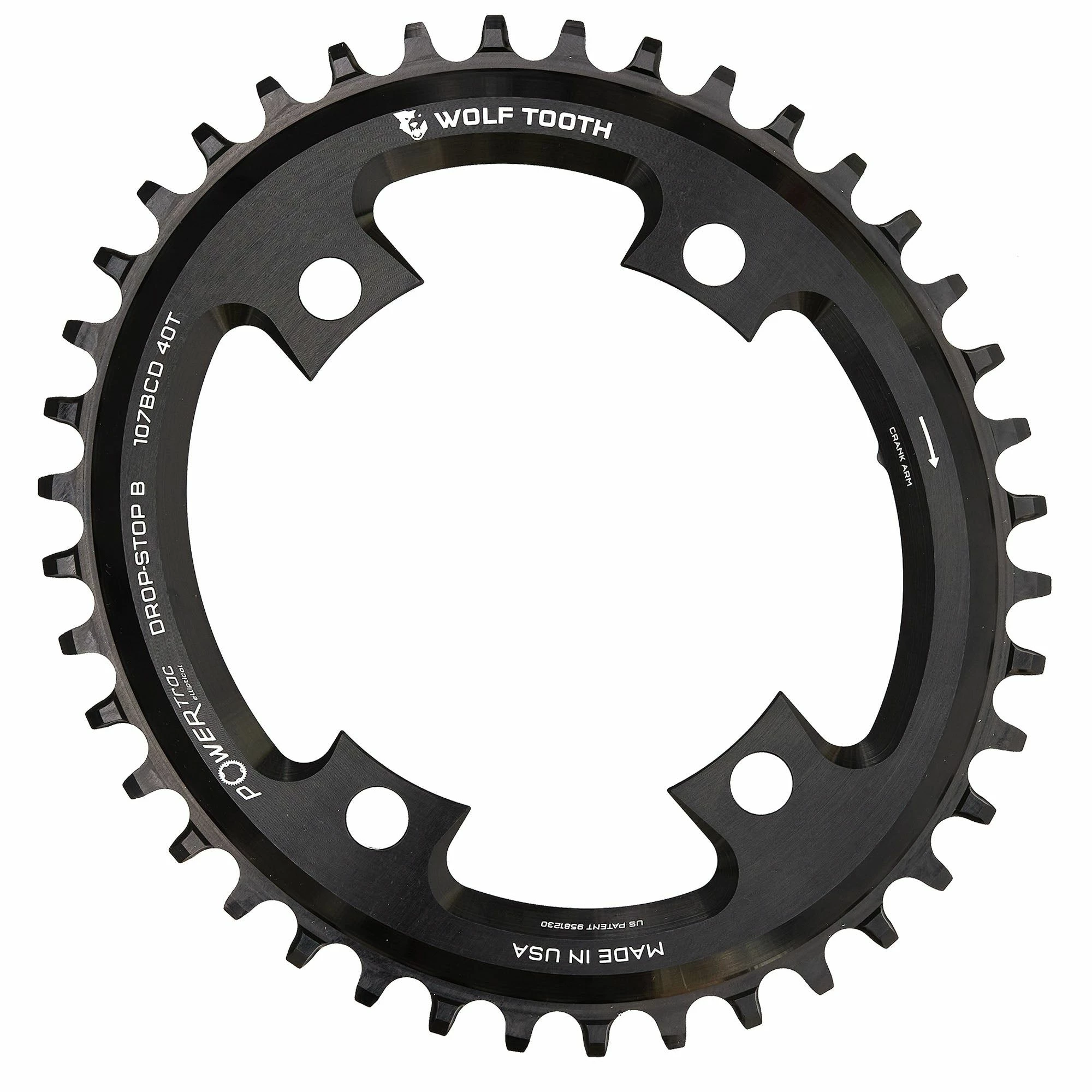 Wolf-tooth Wolf Tooth Elliptical 107 BCD SRAM Chainring