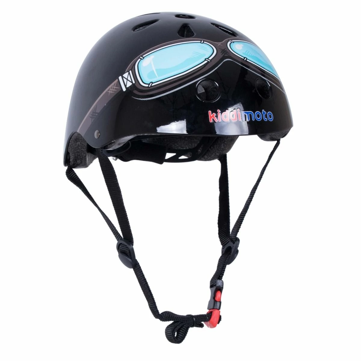 Kiddimoto Helmet - Black Goggle