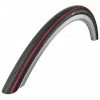 Pneumatiques Pour Cycles 700x25C Pneu Schwalbe LUGANO II - Kevlar Guard HS471 Bande Rouge - Tringle Souple - ETRTO 25-622