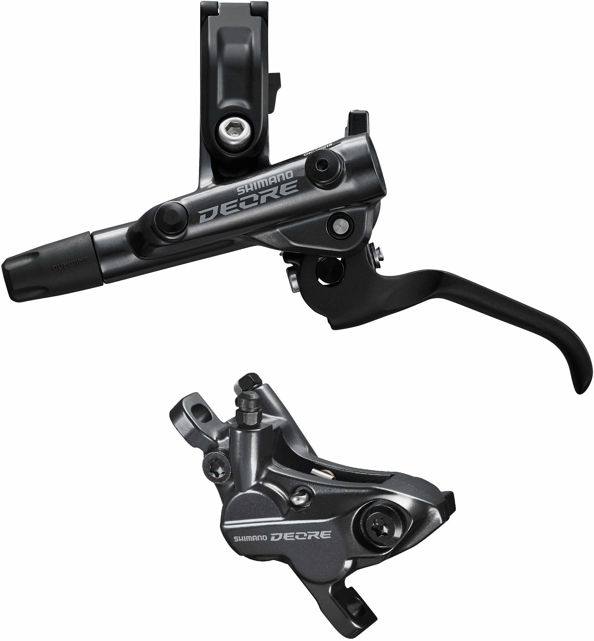 Shimano Deore BR-M6120 / BL-M6100 Brake Lever And Post Mount Calliper Set
