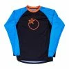 Orange Pennine Trail Long Sleeve Jersey - Blue/Black