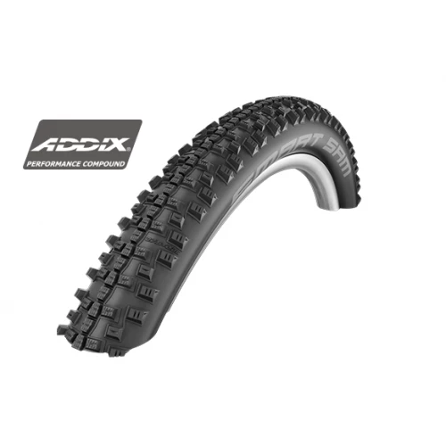 Pneumatiques Pour Cycles 26x2.10 Pneu Schwalbe SMART SAM HS 476 - Addix Performance - Tringle Souple - ETRTO 54-559