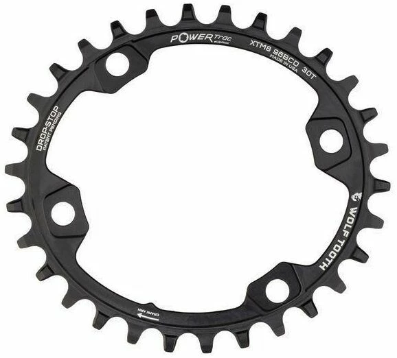 Wolf-tooth Wolf Tooth Elliptical 96 BCD XT Chainring